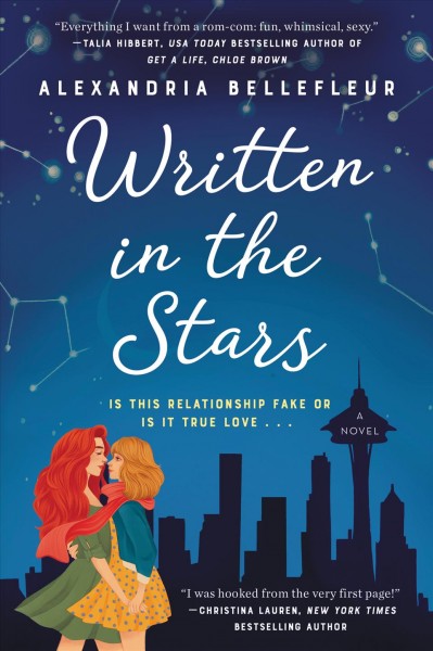 Book cover for Written in the stars by Alexandria Bellefleur