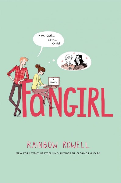 Book cover for Fangirl by Rainbow Rowell