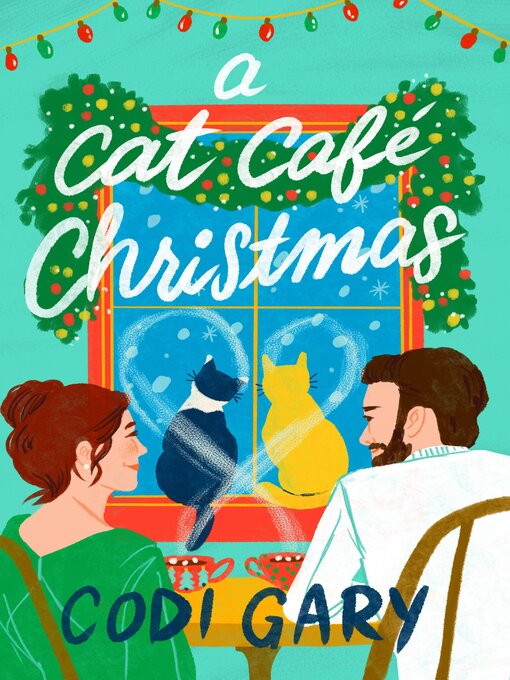 Book cover for A Cat Cafe Christmas by Codi Gary