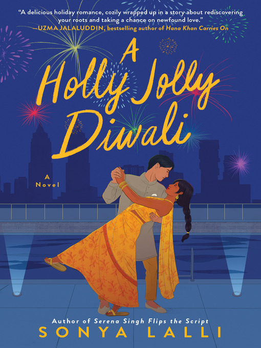 Book cover for A Holly Jolly Diwali by Sonya Lalli