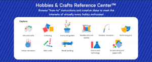 Hobbies and Crafts Resource Center database