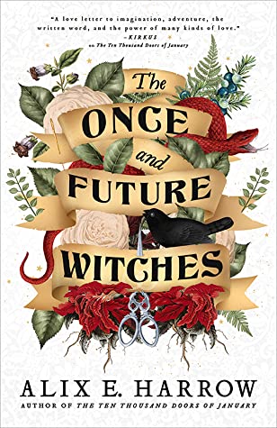 book cover for The Once and Future Witches